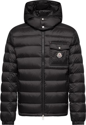 Moncler Moncler Verith Hooded Short Down Jacket, Men, Black, Size: 0