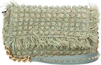 Ash Raffia Tas - Dames - Schoudertassen - Groen - ONE Size - Tassen