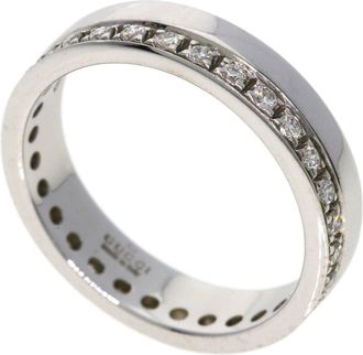 Gucci White Gold White Gold (18K) Band Ring (Pre-Owned)