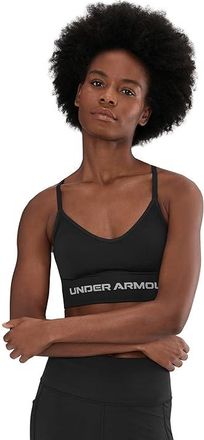 Under Armour Vanish Seamless Low Impact Sports Bra Womens Bra Black/Steel : LG (US 12-14), Polyester