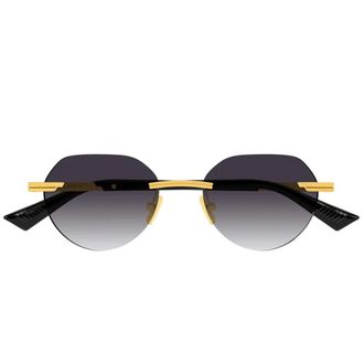Bottega Veneta Sunglasses, unisex, Yellow, Size: 51 MM Panthos Sunglasses