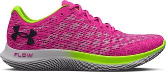 Under Armour Womens Flow Velocti Wind 2 Running Shoe Pink 6