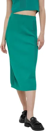 Benetton Falda Midi - Skirts - Mujer - Verde - S