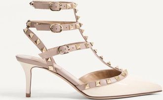 Valentino Garavani D&eacute;collet&eacute; Rockstud Con Cinturini 65Mm Donna AVORIO/POUDRE 34.5