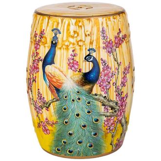 Wanderlust Deco Taburete de ceramica multicolor d33x44.5