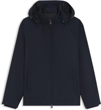 BOSS Regular-fit hooded jacket with water-repellent finish