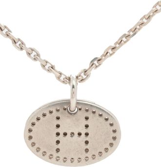 Hermès Collana con pendente Evelyne Eclipse in argento sterling 2000-2020