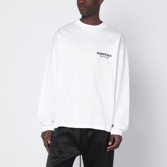 Fear of God White long-sleeve T-shirt with logo print