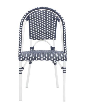 Safavieh Set Of 2 Navy & White Side Chairs