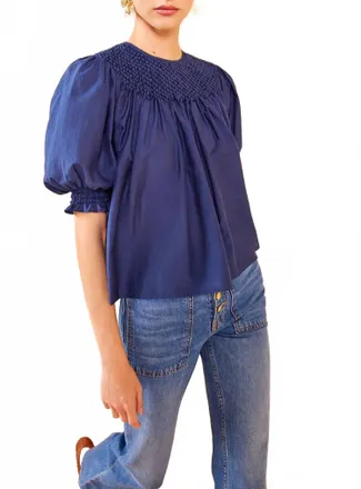 Ulla Johnson Alita Top In Midnight