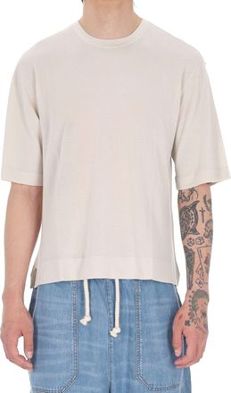 Officine G&eacute;n&eacute;rale Boris Ultra-Soft Lyocell-Wool T-Shirt
