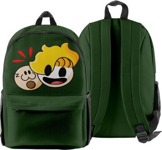 Generic HAMINATIONS Youth Shirt 3D Harajuku Casual Street Trendy Large Capacity Fashion Zipper Backpack (HJ04609A09)