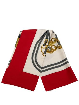 Herm&egrave;s 20th Century Brides de Gala Silk Scarf scarves - Wit