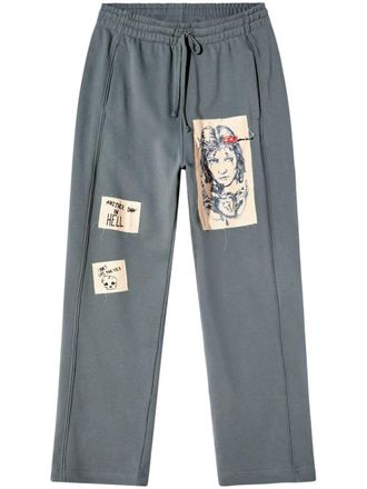 Diesel Pantaloni sportivi P-Martyans Diesel x Damiano David - Grigio