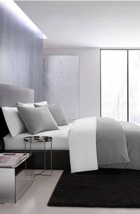 Vera Wang Waffle Piqué Duvet Cover & Sham Set in Pewter at Nordstrom Rack, Size Queen