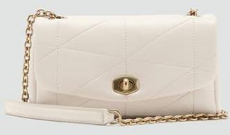 Mango Borsa a tracolla falda bianco sporco - Donna - Taglia unica - MANGO