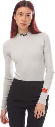 Heron Preston Dames/Dames Gebreide Bodysuit (Lichtblauw)