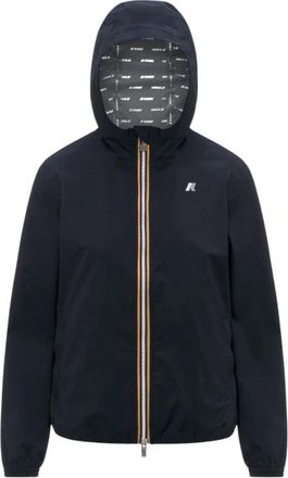 K-Way Lil 2.0 Stretch Dot - Dames - Regenjassen - Blauw - XL - Jassen
