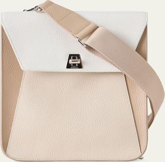 Akris Anouk Small Leather Messenger Bag