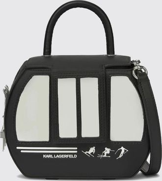 Karl Lagerfeld Ikon Gondola Polyurethane Mini Bag with Removable Strap