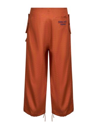 Holy Caftan Mens Trousers Ancora Orange Linen