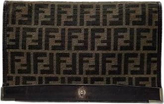 Fendi Pre-owned Wallets, female, Brown, Size: ONE SIZE Pre-owned Leather Wallet