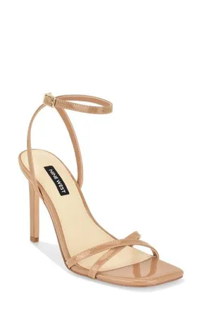 Nine West Penelope Sandal in Medium Natural at Nordstrom, Size 10.5