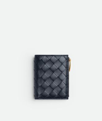 Bottega Veneta Small Intrecciato Bi-fold Zip Wallet - Bottega Veneta