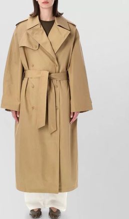Frankie Shop cotton oversized trench coat