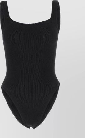 Hunza G square neck one-piece swimsuit