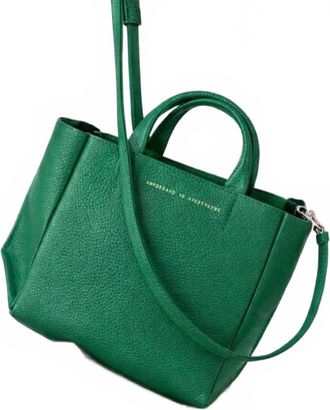 Ampersand As Apostrophe Micro Tote Leather In Mint