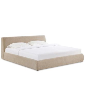 TOV Furniture Tov Furniture Isla Taupe Textured Velvet King Bed