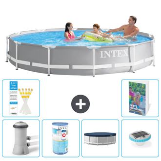 Intex Piscina Prism Frame Redonda - 366x76 Cm - 7-piezas S274