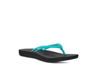 Sanuk Cosmic Sands Womens Shoes Turquoise : 10 B - Medium, Rubber