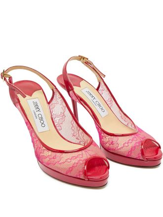 Jimmy Choo London Nova slingback sandals - Pink