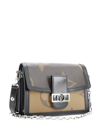 Louis Vuitton Dauphine Shoulder Bag Reverse Monogram Giant MM crossbody bag - Bruin