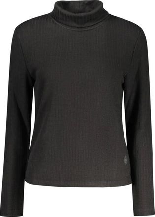 North Sails Truien & Vesten, Dames, Zwart, XS, Polyester, Turtleneck Sweater