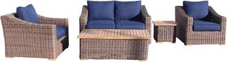 Courtyard Casual Tivoli 4 Pc Loveseat Set