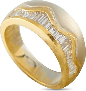Luxury Bazaar 18K Yellow Gold 1.0ct Diamond Ring MF02-082026