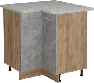 Vicco Armario De Esquina R-line, Hormig&oacute;n, 75.6 Cm Et M&aacute;rmol, Vicco