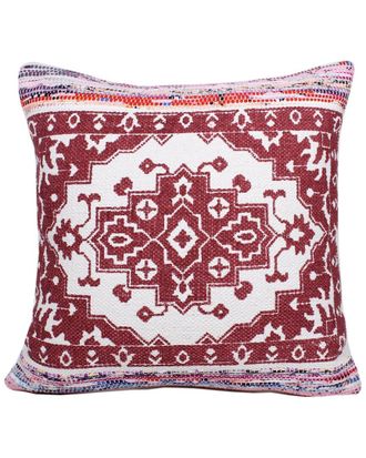 LR Home Lr Home Boho Bordered Medallion Mosaic Textile Throw Pillow