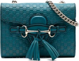 Gucci Borsa a tracolla Mini Microguccissima Emily 2016-2025 - Blu