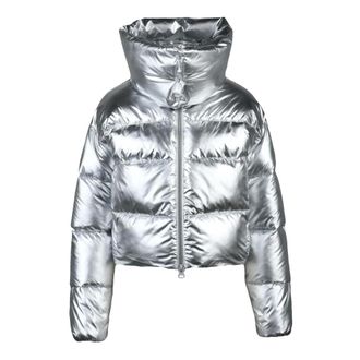 Save The Duck Jassen, Dames, Grijs, M, Leer, Donald Puffer Jacket