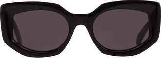 Celine Bold 3 Dots Grey Cat Eye Ladies Sunglasses CL40277I 01A 54