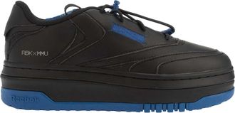 Reebok Unisex Adult Club C Milk Makeup Vegan Leather Trainers (Zwart/Kobaltblauw)