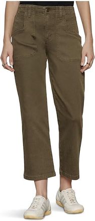 Sanctuary Retreat Crop Womens Clothing Burnt Olive : 29 27, Cotton/Polyester/Rayon