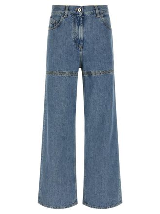 The Attico Light Blue Straight Jeans