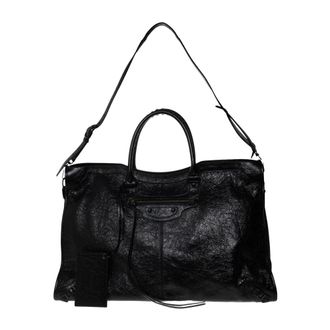 Balenciaga Le City Travel Bag - Heren - Tassen - Zwart - Maat: ONE Size Katoen