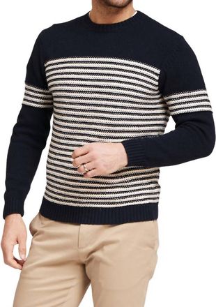 Tyler Böe Striped Sweater In Navy