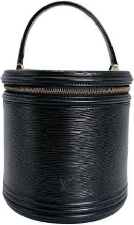 Louis Vuitton Pre-owned Bucket Bag - Dames - Vintage Tas - Zwart - ONE Size - Leer - Vintage